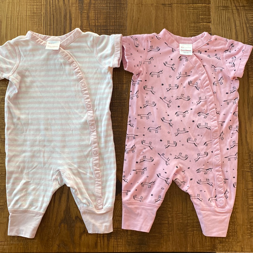Hanna Andersson Pima Cotton Jumpsuit 0-3 Months